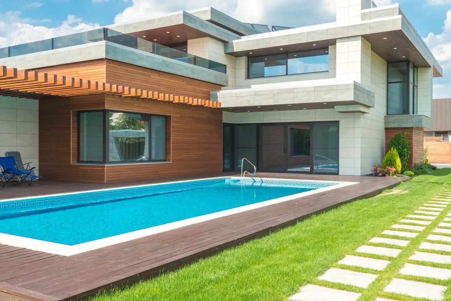 Swimming pool built in Lewisham, NSW